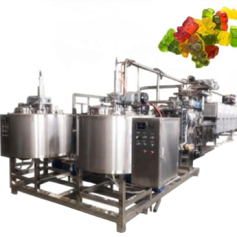 Máquina de fabricación de oso gomoso industrial con alta productividad y función totalmente automática