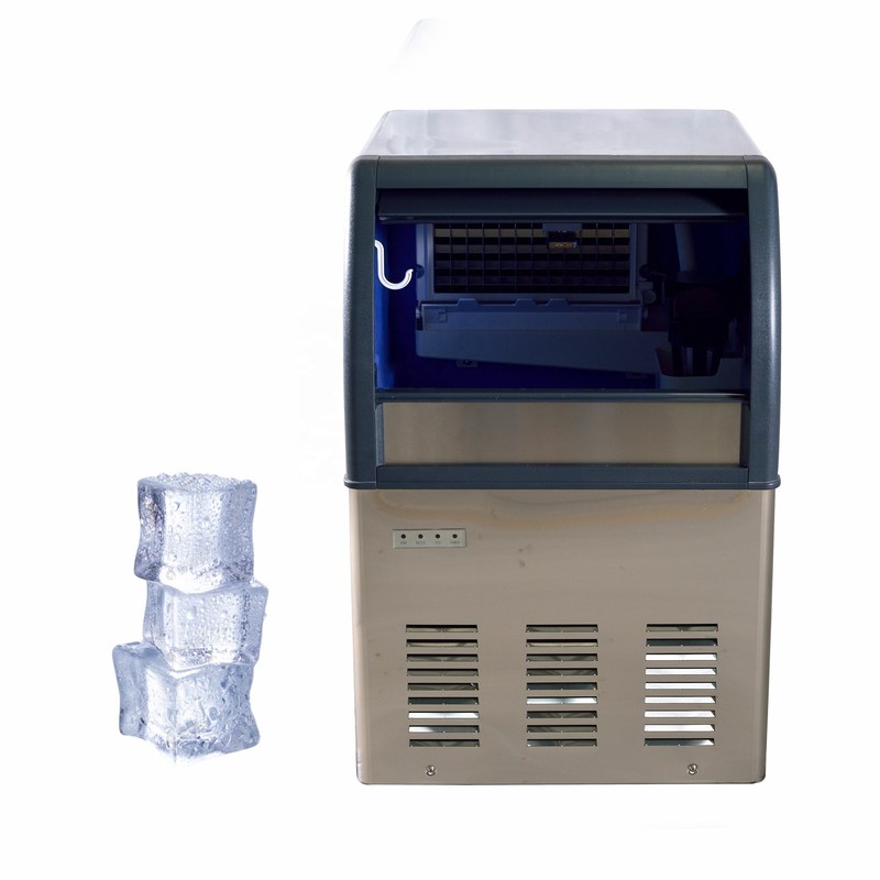 Máquina de fabricación de cubos de hielo industriales con operación automática y compresor Sanyo