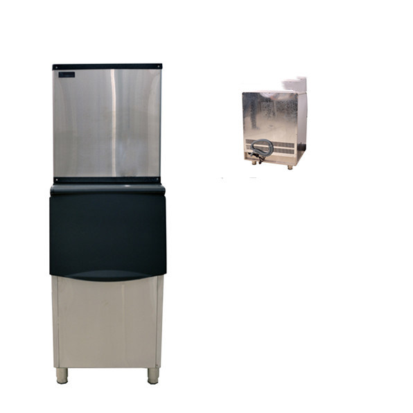 Máquina para hacer cubos de hielo comerciales de acero inoxidable 1000 kg/día con función automática