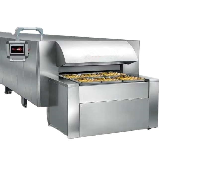 Horno eléctrico avanzado de túnel para la producción de pasteles de pan y galletas en productos lácteos