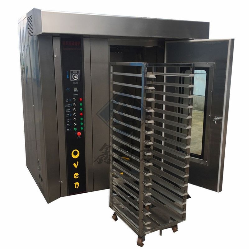 Hornos para hornear panes Horno de quemador italiano profesional con y 16/32/64 Capacidad de bandejas