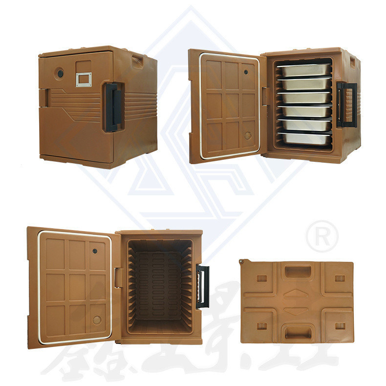 El envío de alimentos congelados se hace más fácil con S90 Ruedas pequeñas instalar en la parte inferior de la caja aislada