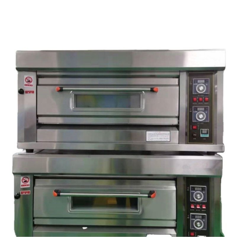 Unico horno de pizza de 2 cubiertas y 4 bandejas perfecto para panadería en equipos de hotel de uso generalizado