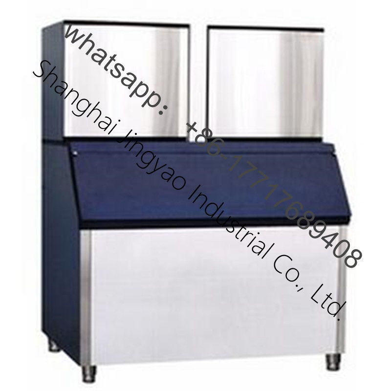 Equipo de cafetería Máquina de hacer hielo en cubo para barra de jugo 750W y forma de bloque de hielo