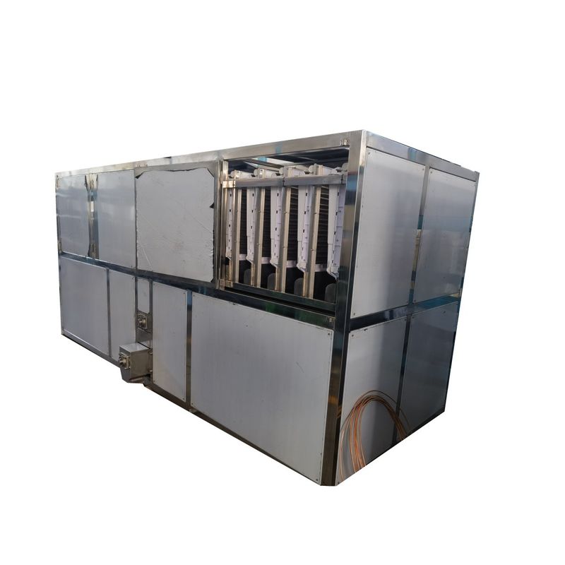 Gran capacidad 2 toneladas por día Fabricante de cubos de hielo industrial semiautomático JYC-6000P 380V