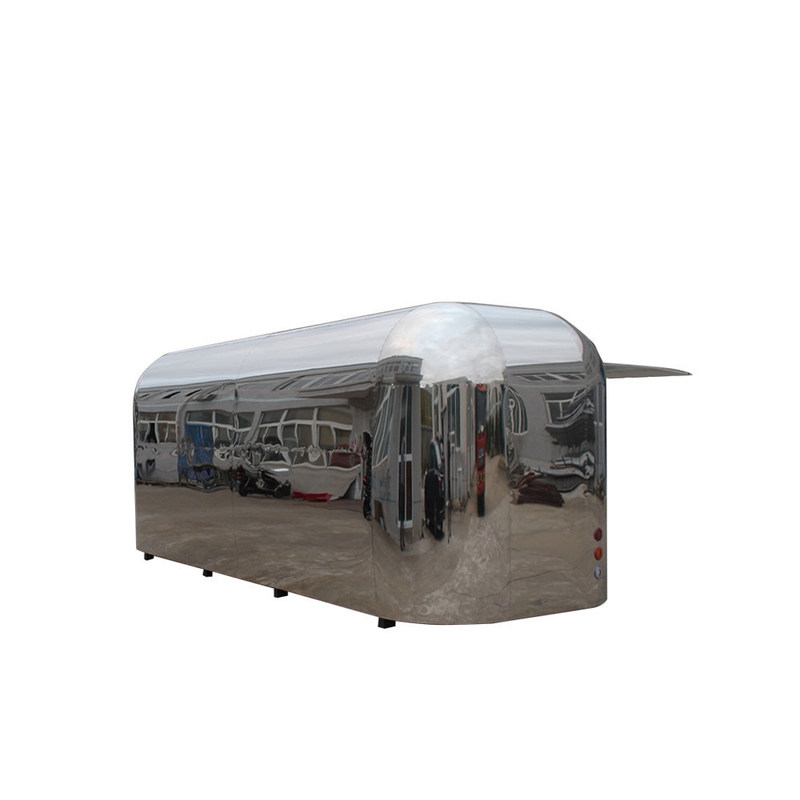 Camiones de comida totalmente equipados Tren con Hot Dog Carro de café Rueda de carretera 1500W Voltado