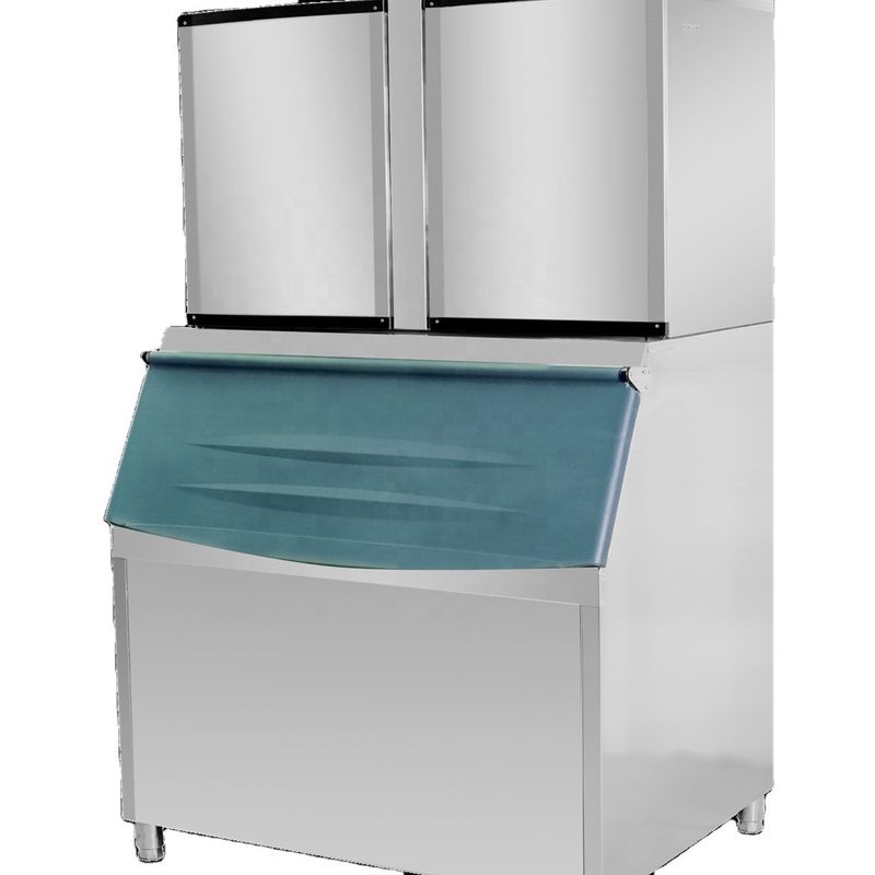 Fabricante de cubitos de hielo Refrigeración por agua o aire Máquina de cubitos de hielo automática combinada comercial