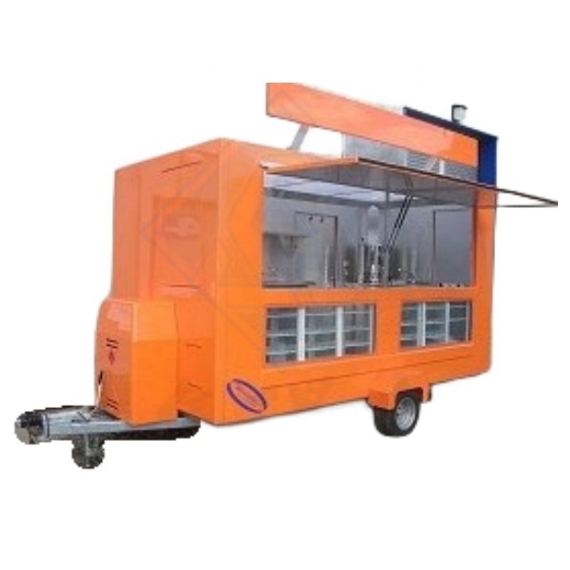 Plantas de procesamiento de vegetales Carritos de alimentos Camión de bar comercial móvil