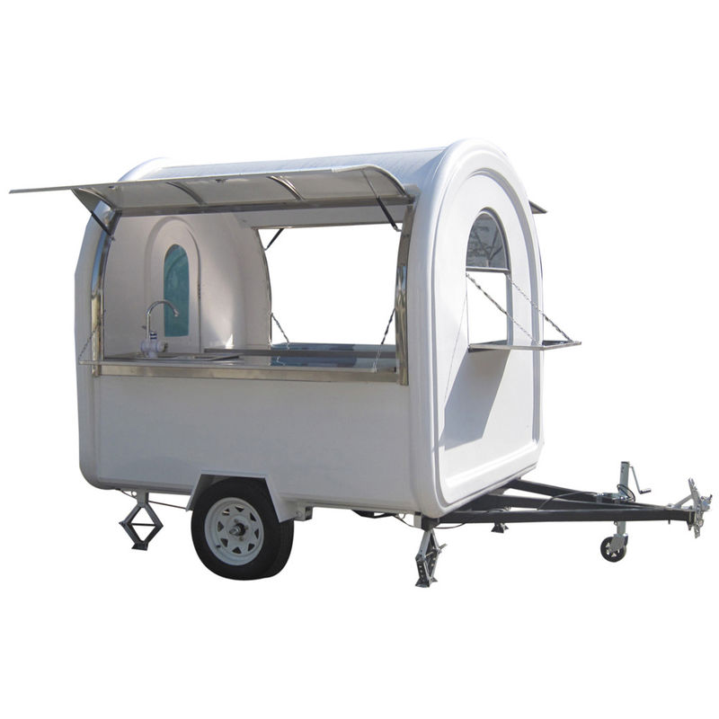 850 kg Caravana Carrito de perritos calientes helado Food Kiosk/ camión de venta de alimentos L280cm*W200cm*H210cm