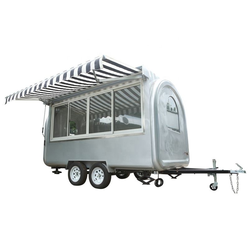 Tienda móvil de comida rápida CE/Ván de venta de comida móvil 220*20*230
