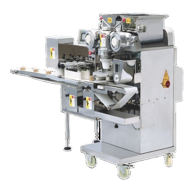 Máquina de incrustación de comida rápida para Kubba Mochi helados chocolate y galletas dobles