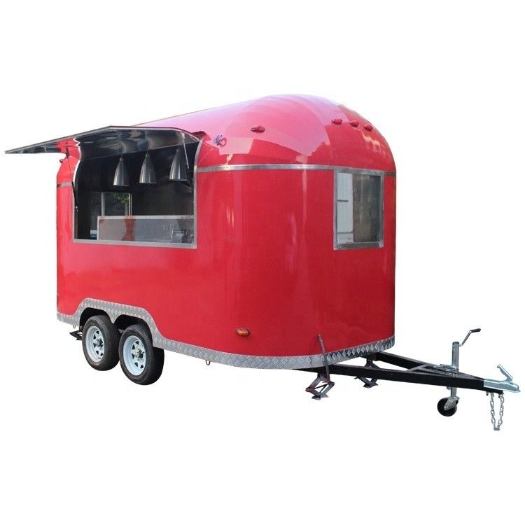 Fabricante de snacks carro de comida motorizado 1500 kg remolque de camioneta con patata tornado y bebidas