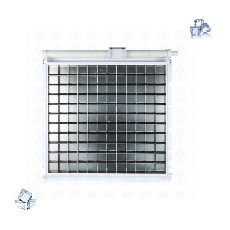 Evaporador de hielo de 300 kg para refrigeración de agua máquina de hacer hielo de cubo en cobre