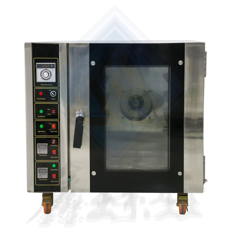 Horno de gas de pequeño tamaño para hornear eléctrico comercial de 5 bandejas Pan 905x1280x955mm