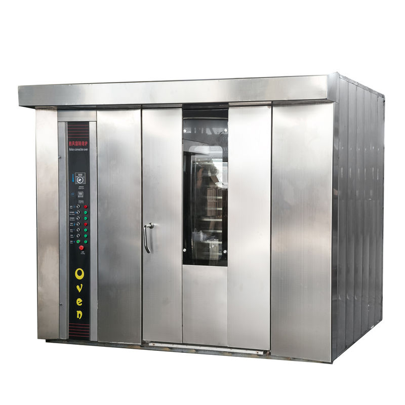 Horno de convección de rack rotativo con 34 bandejas