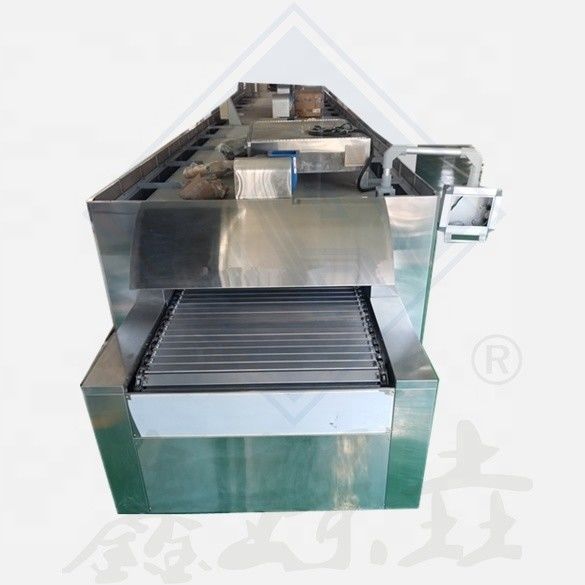 Tiendas de alimentos y bebidas Panadería industrial Horno de túnel Línea de producción 100-200 kg/h Capacidad