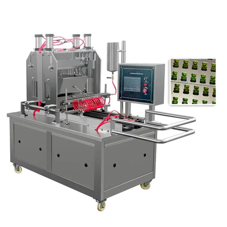 Máquina automática de fabricación de gelatina de caramelo de goma de 500 kg para la producción de caramelos blandos en Shanghai