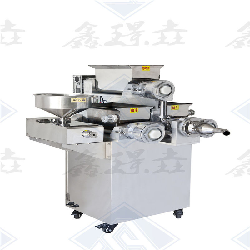 1.9KW Shanghai PAPA Automático lleno de tres Hopper máquina de incrustación para la tienda de alimentos