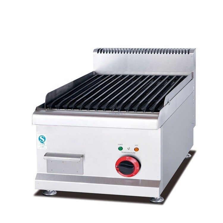 Grill eléctrico de roca de lava de acero inoxidable para barbacoa en la mesa 400 * 650 * 480MM
