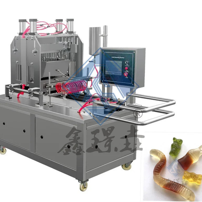 Máquina automática de fabricación de caramelos duros y blandos para la producción de osos gomosos de 50 kg/h