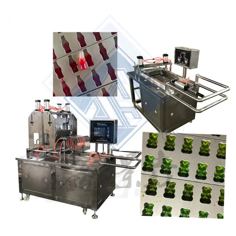 Shanghai Buena máquina automática de hacer dulces para el oso gomoso y el caramelo de caramelo Lollipop
