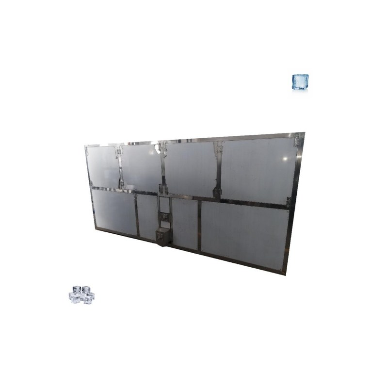 Capacidad de almacenamiento de hielo de 1000 kg Máquina de cubos de hielo de 5 toneladas 10 toneladas Máquina de cubos de hielo