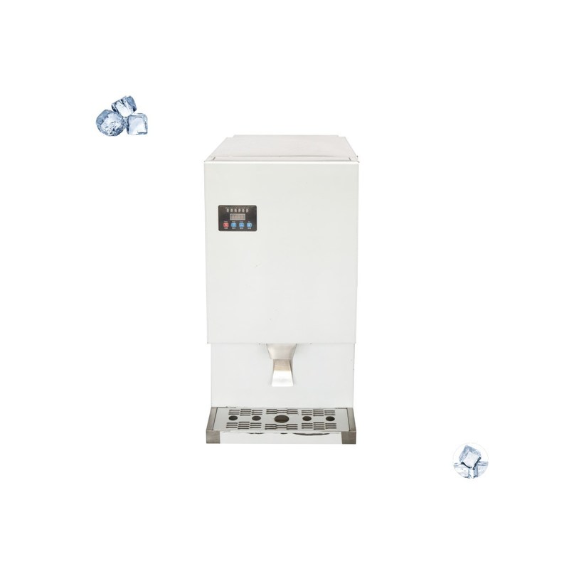 Fabricante de hielo comercial de 40 kg con capacidad de almacenamiento de hielo de 200 kg y fácil operación