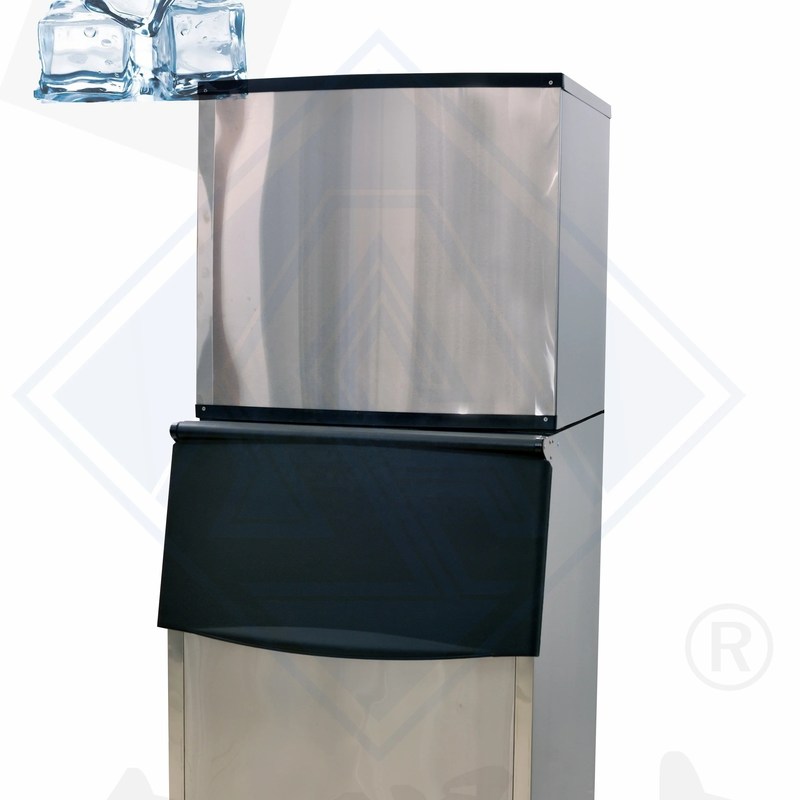 Máquina para hacer cubos de hielo de alimentos y bebidas para cubos grandes y producción de restaurantes