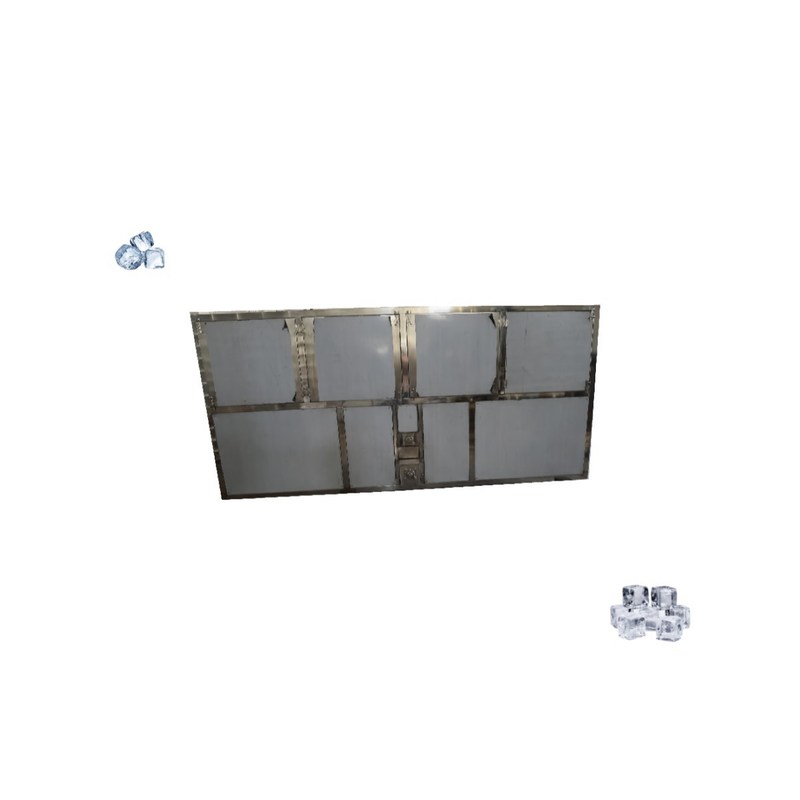 Gran máquina de hielo comercial de 5 toneladas de refrigeración por agua con demanda de voltaje de 220 V