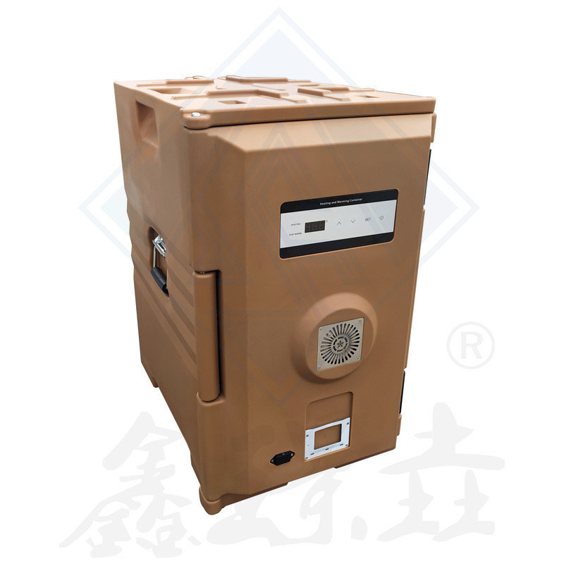 Caja aislada de moldeo rotativo de 120L con calefacción y calentador de alimentos PE de acero inoxidable