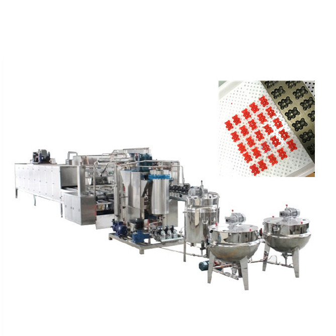 Máquina industrial de fabricación de dulces duros de 150 kg/h para dulces de caramelo Producción de oros de chule