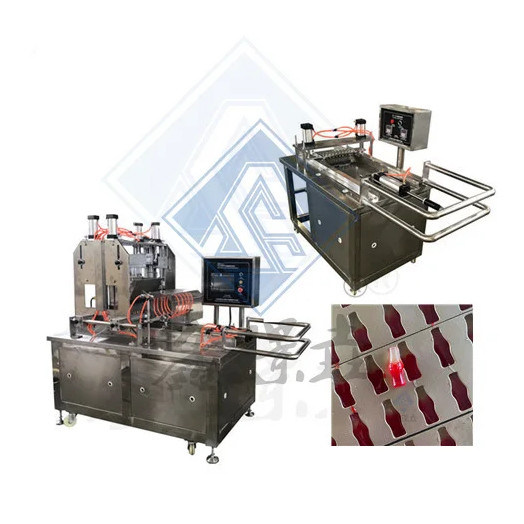 Máquina de fabricación de jalea de caramelo gomoso de 500 kg para una alta producción en la fabricación automática de caramelos