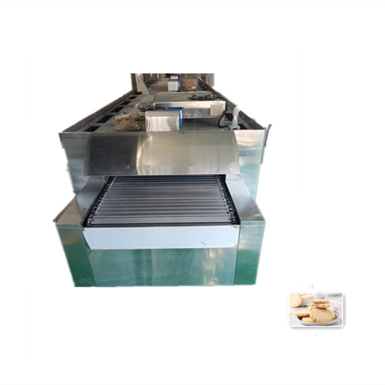 380V gas pan tostado galletas automático Cupcake túnel eléctrico horno 7/8/10m