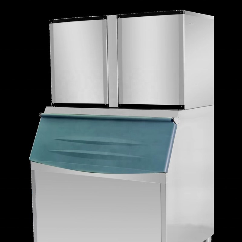 Máquina portátil de cubos de hielo Bloque automático para mini cubos de hielo de cristal pequeño