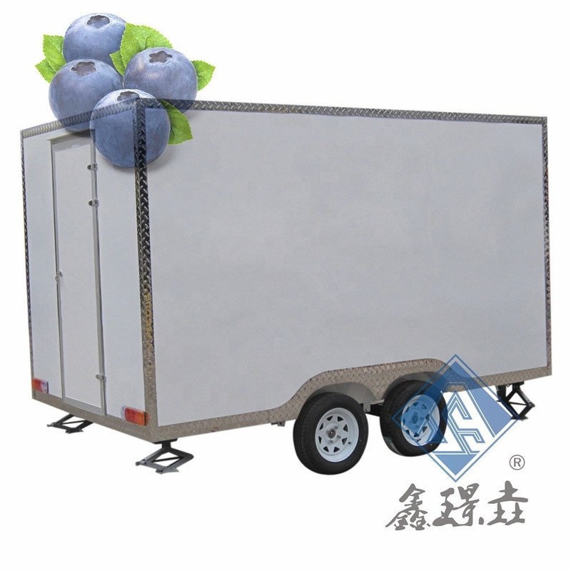 Camión de comida multifuncional de comida rápida con cocina completa y cocina de aire