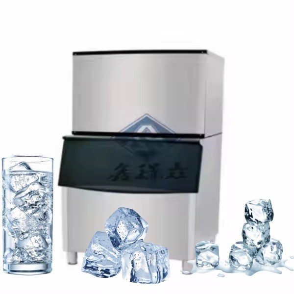 22*22*22mm Máquina automática de cubos de hielo de tamaño de hielo con rendimiento del compresor Fusheng