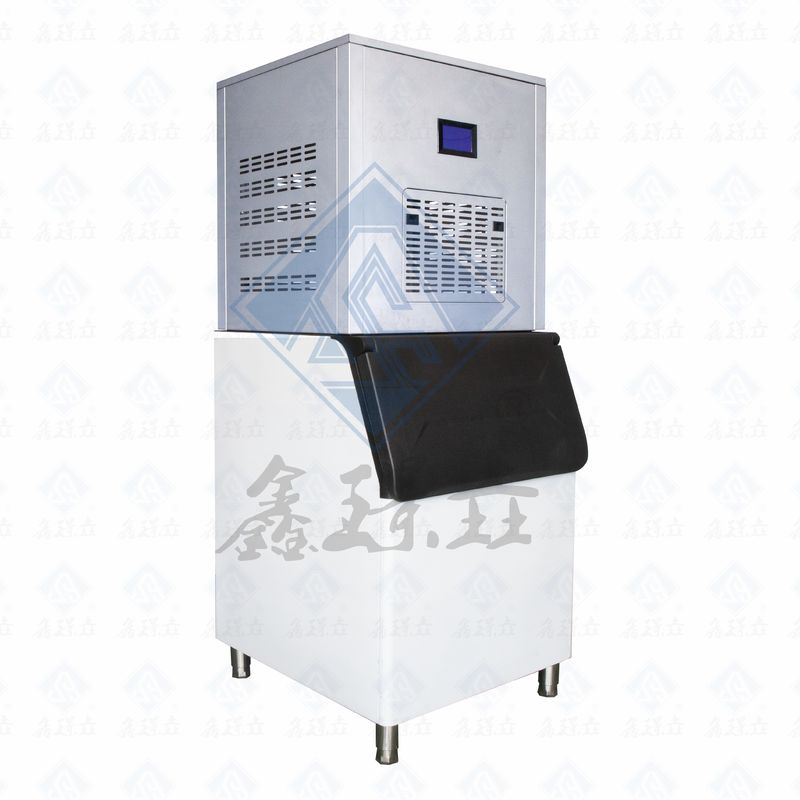 Máquina para hacer cubos de hielo de acero inoxidable y máquina para hacer hielo para producir hielo rápido