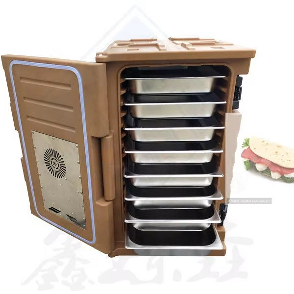 Caja de comedor aislada de acero inoxidable de color personalizado para equipos mecánicos de cocina