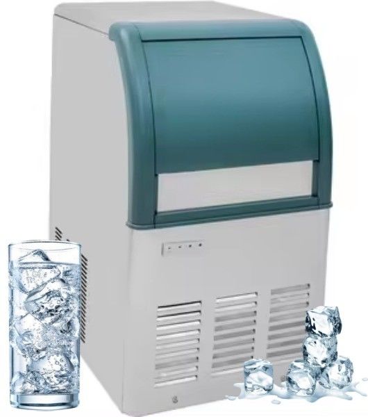 Capacidad de almacenamiento de hielo de 100 kg Fabricante de hielo comercial para restaurante hecho de acero inoxidable