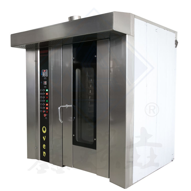 32 bandejas gas eléctrico Cupcake tostadas horno de horneado horno giratorio para la máquina de panadería